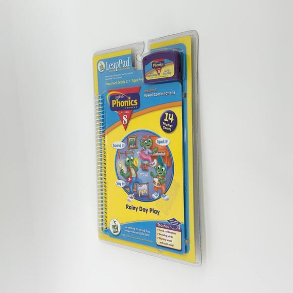 LeapPad Phonics Lesson 8 Vowel Combo Book and Cartridge - Preschool to Grade 2 - Picture 3 of 6